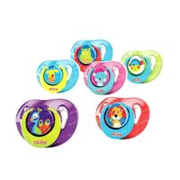 Nuby Fopspeen Orthodontisch Dierenprint 0-6 Maanden 1 st