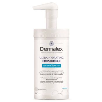 Dermalex Crème Ultra Hydratante Peaux Très Sèches & Sensibles à l'Eczéma 500 g
