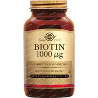 Solgar® Biotin 1000 mcg 50 capsules