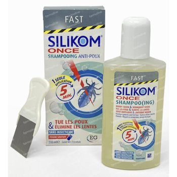 Silikom Fast Once Shampooing Anti-Poux 200 ml