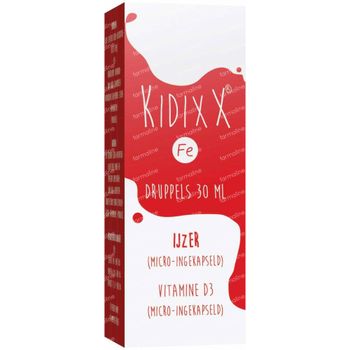 KidixX Fe Ijzer - Vitamine D3 30 ml