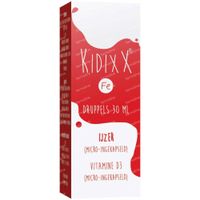 KidixX Fe Fer - Vitamine D3 30 ml
