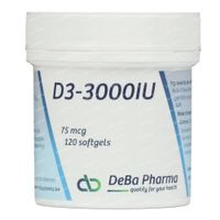 Deba Vitamine D3-3000 IU 75mcg 120 softgels