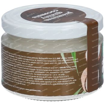 Purasana® Huile de Coco Extra Vierge Fair Trade 250 ml