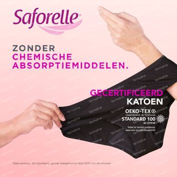 Saforelle® Protect Ultra-absorberende Slip Extra Large Zwart 1 st