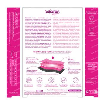Saforelle® Protect Ultra-absorberende Slip Extra Large Zwart 1 st