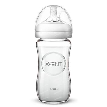 Philips Avent Natural 2.0 Zuigfles Glas SCF053/17 240 ml