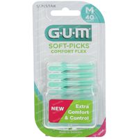 GUM Soft-Picks Comfort Flex Regular 40 pièces