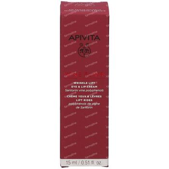 Apivita Wine Elixir Anti-Rimpel Oog- en Lipcrème 15 ml