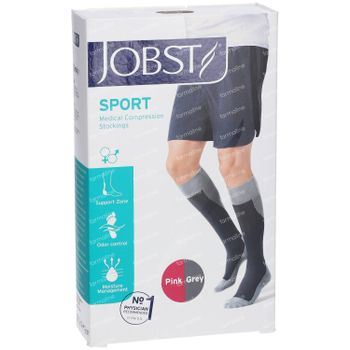 JOBST® Sport Chaussettes de Compression 15-20 AD Rose Small 1 paire