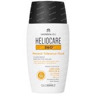 Image of Heliocare 360° Mineral Tolerance Fluid SPF50 - 100% Minerale Zonnecrème 50 ml 