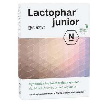 Nutriphyt Lactophar Junior Nieuwe Formule 20 capsules