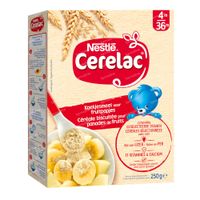Nestlé Cerelac Céréale Biscuitée pour la Panade de Fruits 250 g
