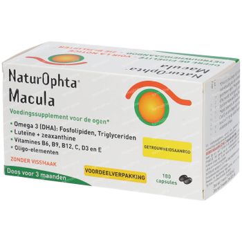 NaturOphta® Macula 180 capsules