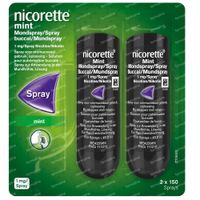 Nicorette® Mint Mondspray 1mg/Spray DUO 2x150 dosissen