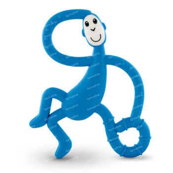 Matchstick Monkey Dancing Anneau de Dentition Bleu Foncé 1 pièce