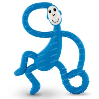 Matchstick Monkey Dancing Anneau de Dentition Bleu Foncé 1 pièce