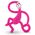 Matchstick Monkey Dancing Anneau de Dentition Rose 1 pièce