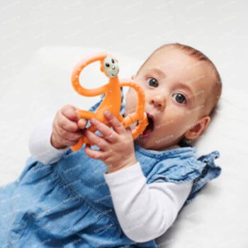 Matchstick Monkey Dancing Beißring Orange 1 st
