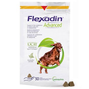 Flexadin Advanced + Boswellia Chien 30 comprimés à croquer