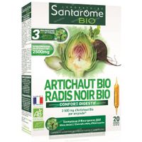 Santarome Artichaut - Radis Noir Bio 20 ampoules