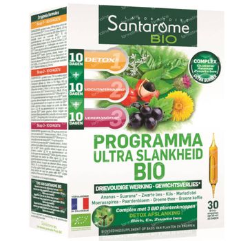 Santarome Programma Ultra Slankheid Bio 30 ampoules