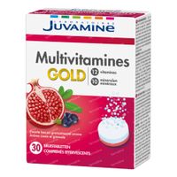 Juvamine Multivitamines Gold Fizz 30 comprimés effervescents