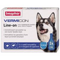 Beaphar Vermicon Line-On Chien Moyen 3x3 ml