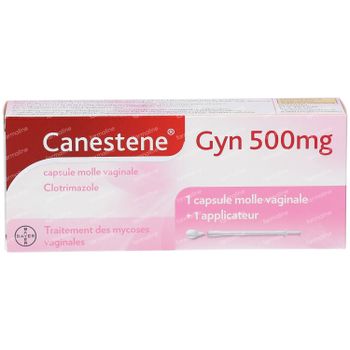 Canestene Gyn 500mg Zachte Capsule + Applicator 1 capsule