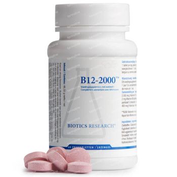 Biotics Research® B12-2000™ 60 zuigtabletten