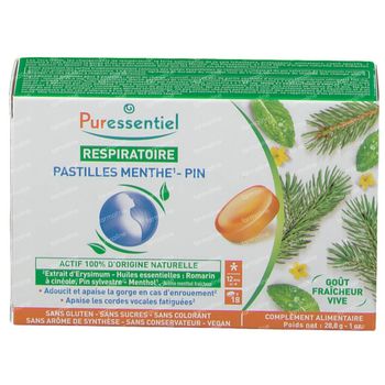 Puressentiel Respiratoire Pastilles Menthe-Pin 18 pastille