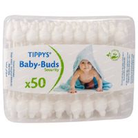 Tippys Baby Coton-Tiges Papier 50 pièces
