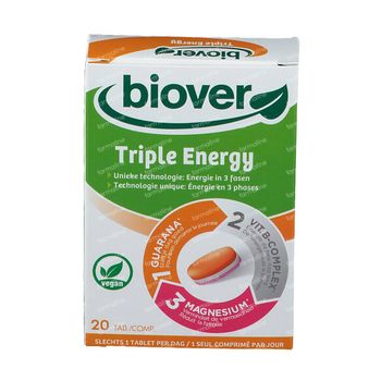 Biover Triple Energy 20 comprimés