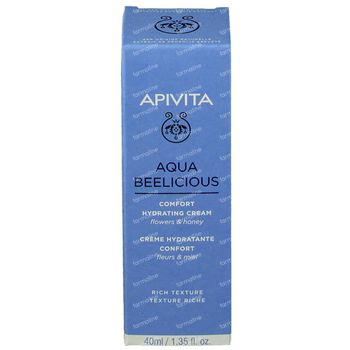 Apivita Aqua Beelicious Crème Hydratante Confort 40 ml