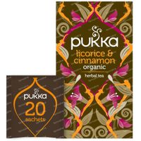 Pukka Herbs Thee Licorice & Cinnamon 20 stuks