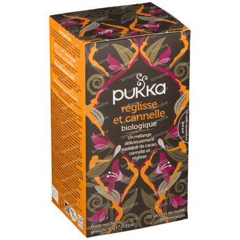 Pukka Herbs Thé Licorice & Cinnamon 20 pièces