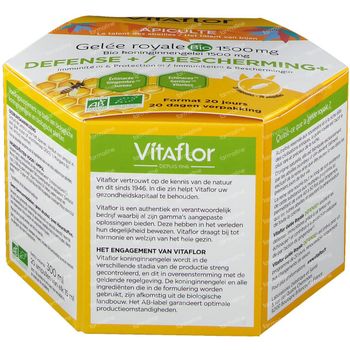 Vitaflor Gelée Royale Bio Defense+ 20 ampoules