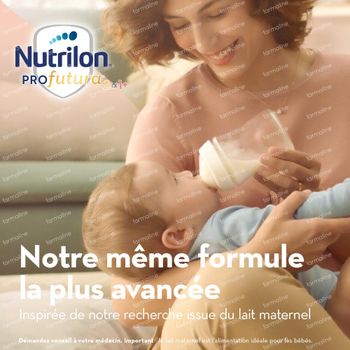 Nutrilon Profutura 2 composition unique DUOBIOTIK Lait de suite bébé 6 à 12 mois poudre 800 g