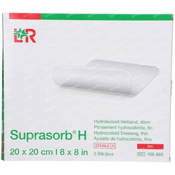 Suprasorb® H Hydrocolloïdverband Dun 5 x 5 cm 108865 5 stuks