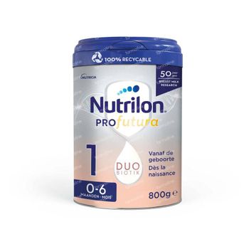 Nutrilon Profutura 1 composition unique DUOBIOTIK Lait nourrissons bébé 0 à 6 mois poudre 800 g
