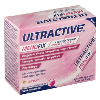 Ultractive Menofix - Menopauze 28 stick(s)
