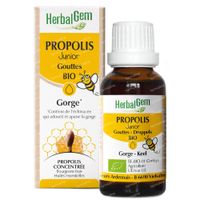 HerbalGem Propolis Junior Bio Gouttes 15 ml gouttes