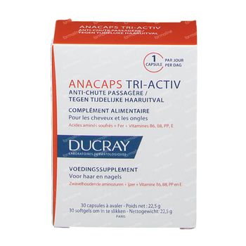 Ducray Anacaps Tri-Activ Anti-Chute Passagère 30 capsules