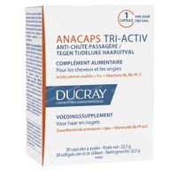 Ducray Anacaps Tri-Activ tegen Tijdelijke Haaruitval 30  capsules