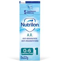 Nutrilon AR 1 bij regurgitatie baby 0-6 maanden Flesvoeding Zakjes 5x22g 5x22 g