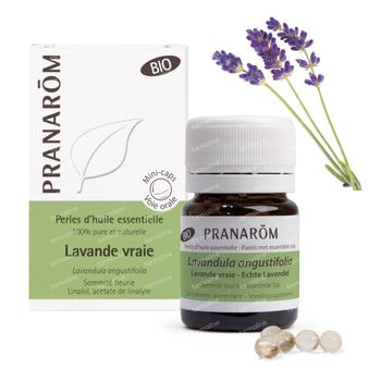 Pranarôm Aromaperles Lavande Vraie Bio 60 perles