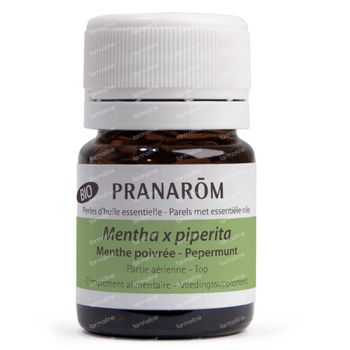 Pranarôm Aromaperles Menthe Poivrée Bio 60 perles
