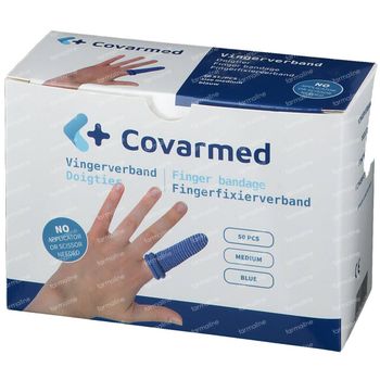 Finger Bob Bandage de Doit Bleu Medium 50 pièces