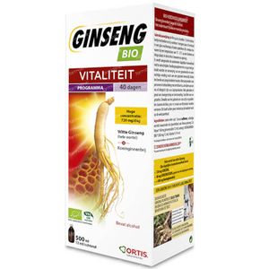 Ortis Ginseng Bio Avec Alcool 500 ml