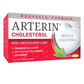 Arterin® Cholésterol - Sans Levure Rouge de Riz et Statines, Bonne Tolérance 90 comprimés